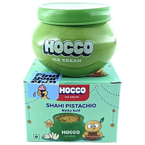 Hocco Shahi Pistachio Matka Kulfi Ice Cream 100 ml